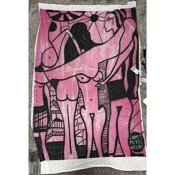 Swiminista x James Peter Henry Superb Long Sarong Beach Activities Print - Picture 4 of 4